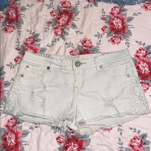 White Hippie Laundry Shorts